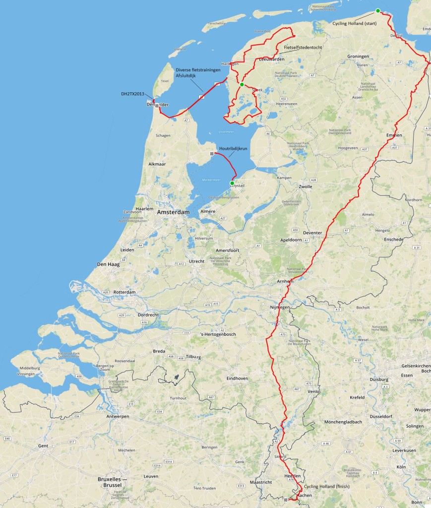 Sebastiaan Horn kaart NL